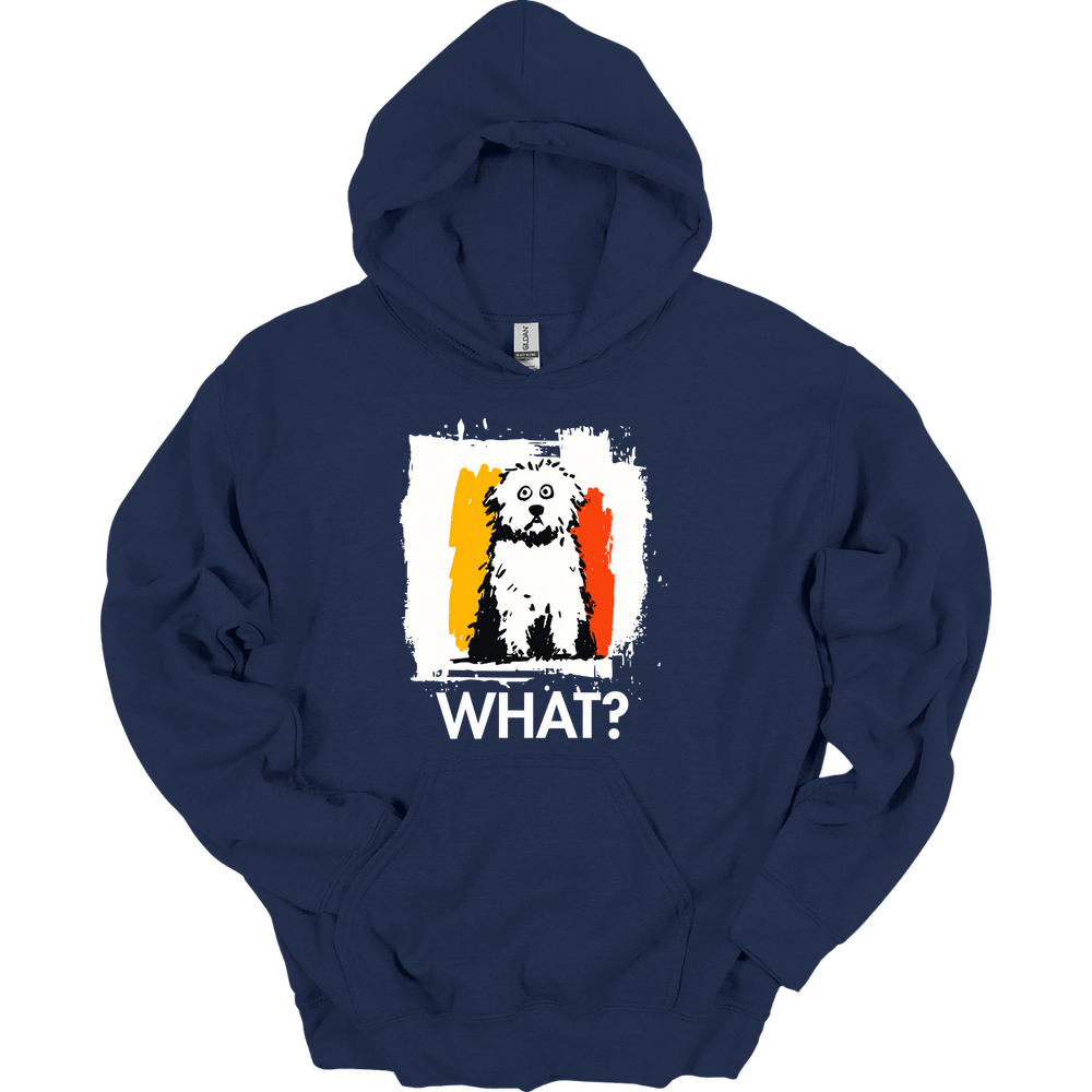 Bichon Frise - What Dog Hoodie - Navy