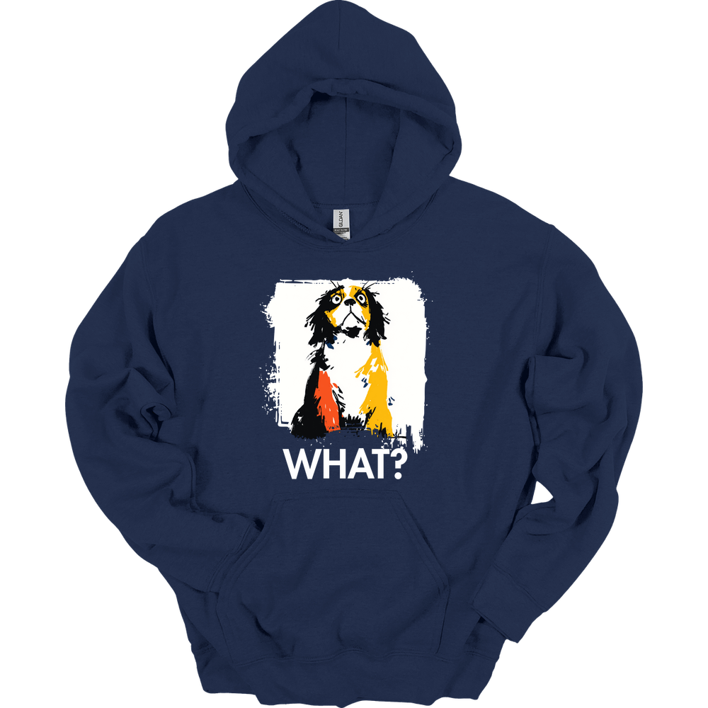 Cavalier King Charles Spaniel - What Dog Hoodie - Navy