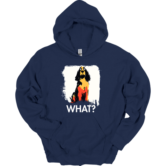 Cocker Spaniel - What Dog Hoodie - Navy