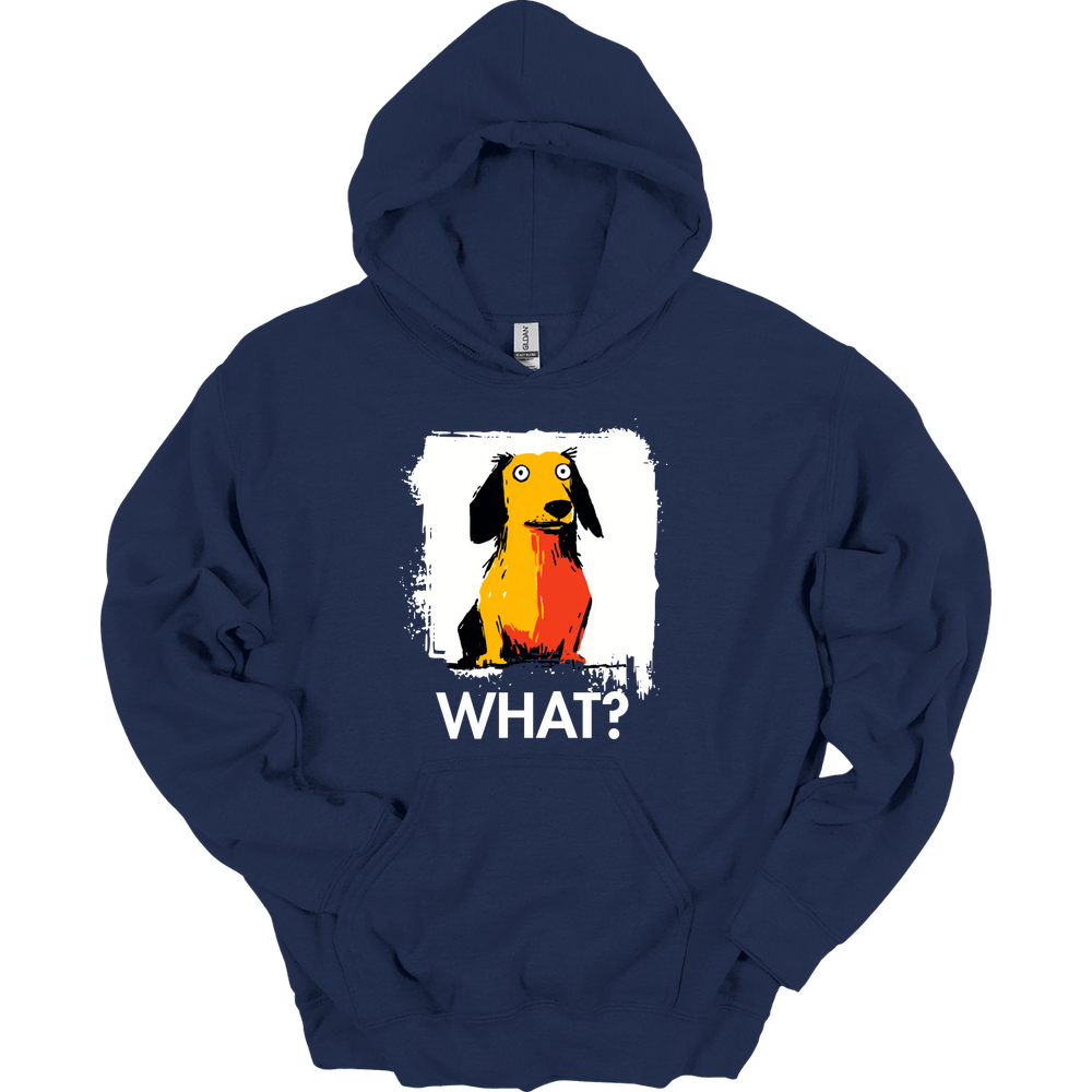 Dachshund - What Dog Hoodie - Navy