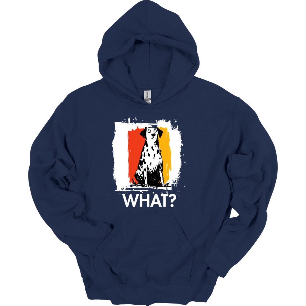 Dalmatian - What Dog Hoodie - Navy