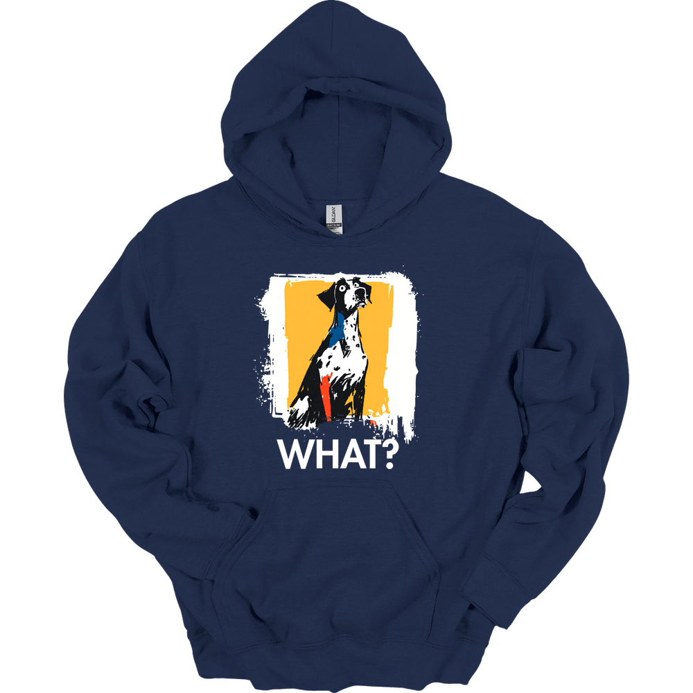 German Shorthaired Pointer - What Dog Hoodie - Navy