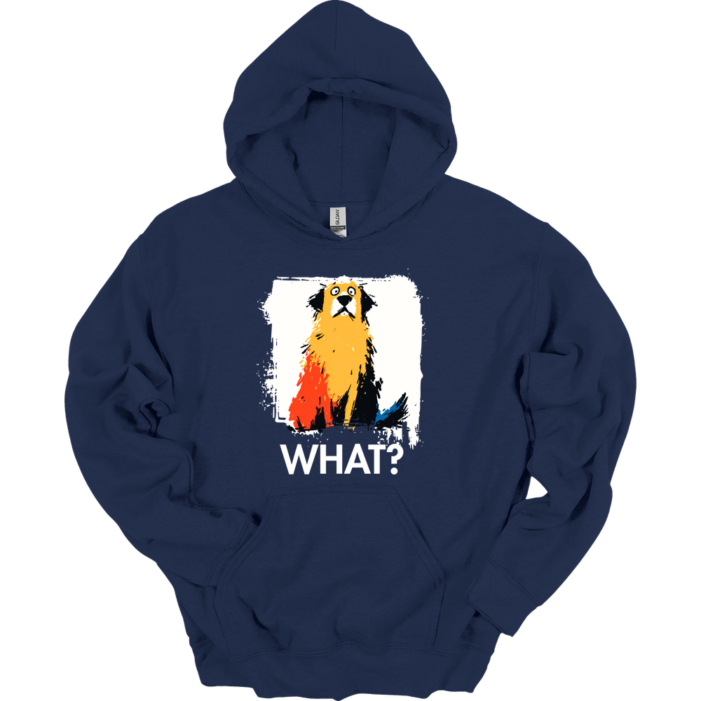 Golden Retriever - What Dog Hoodie - Navy