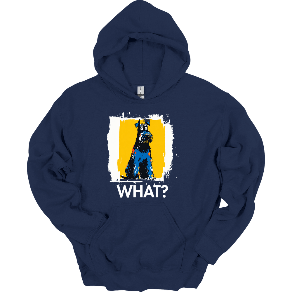 Kerry Blue Terrier - What Dog Hoodie - Navy