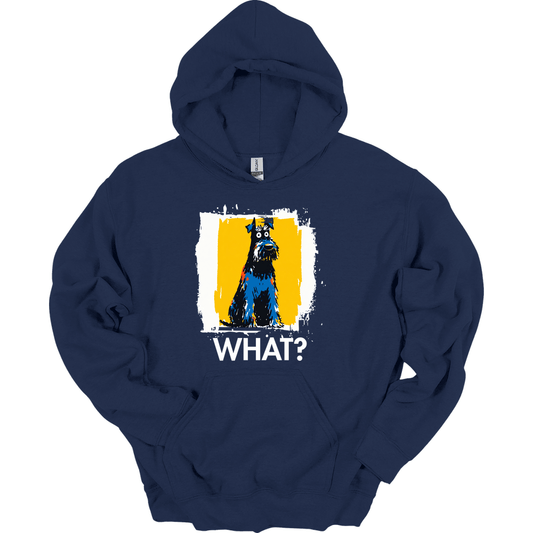 Kerry Blue Terrier - What Dog Hoodie - Navy