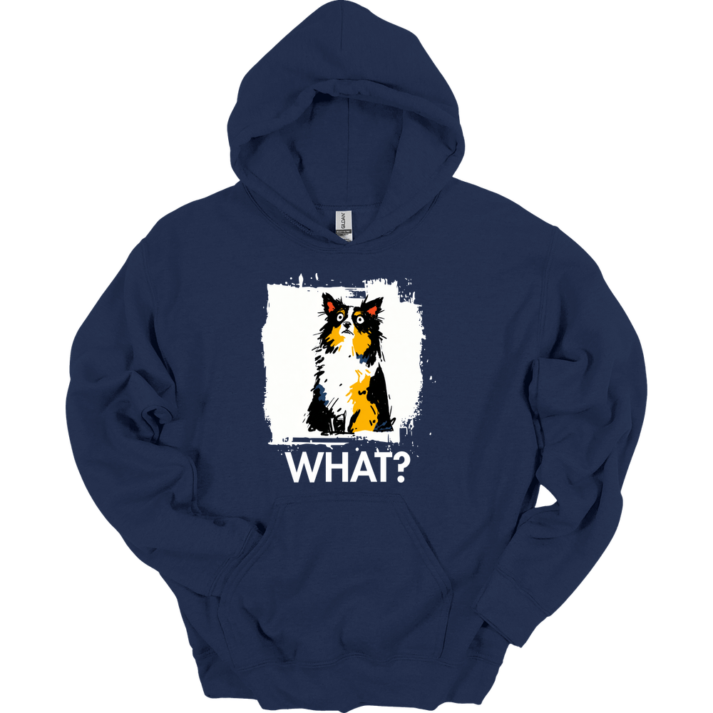 Papillon - What Dog Hoodie - Navy