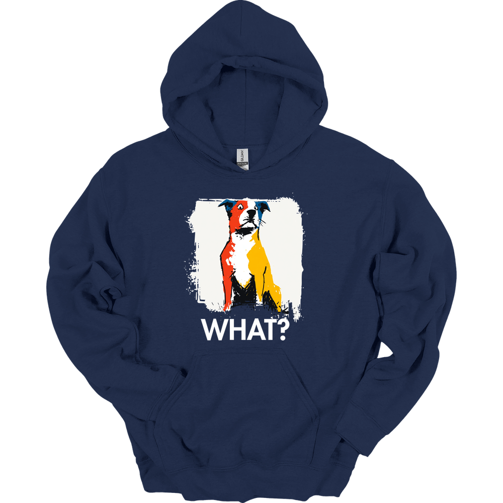 Pitbull - What Dog Hoodie - Navy