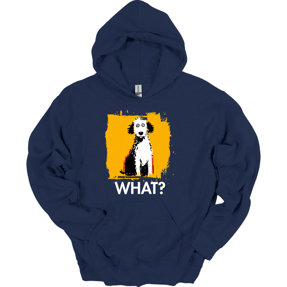 Poodle - What Dog Hoodie - Navy