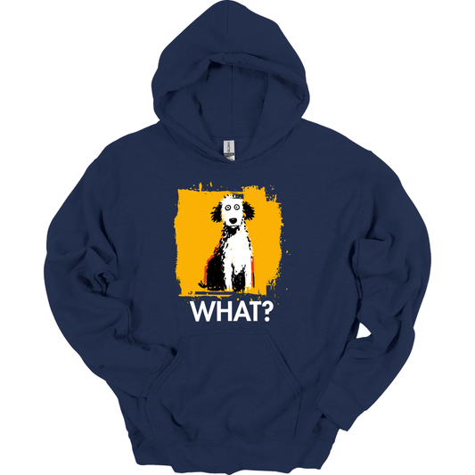 Poodle - What Dog Hoodie - Navy