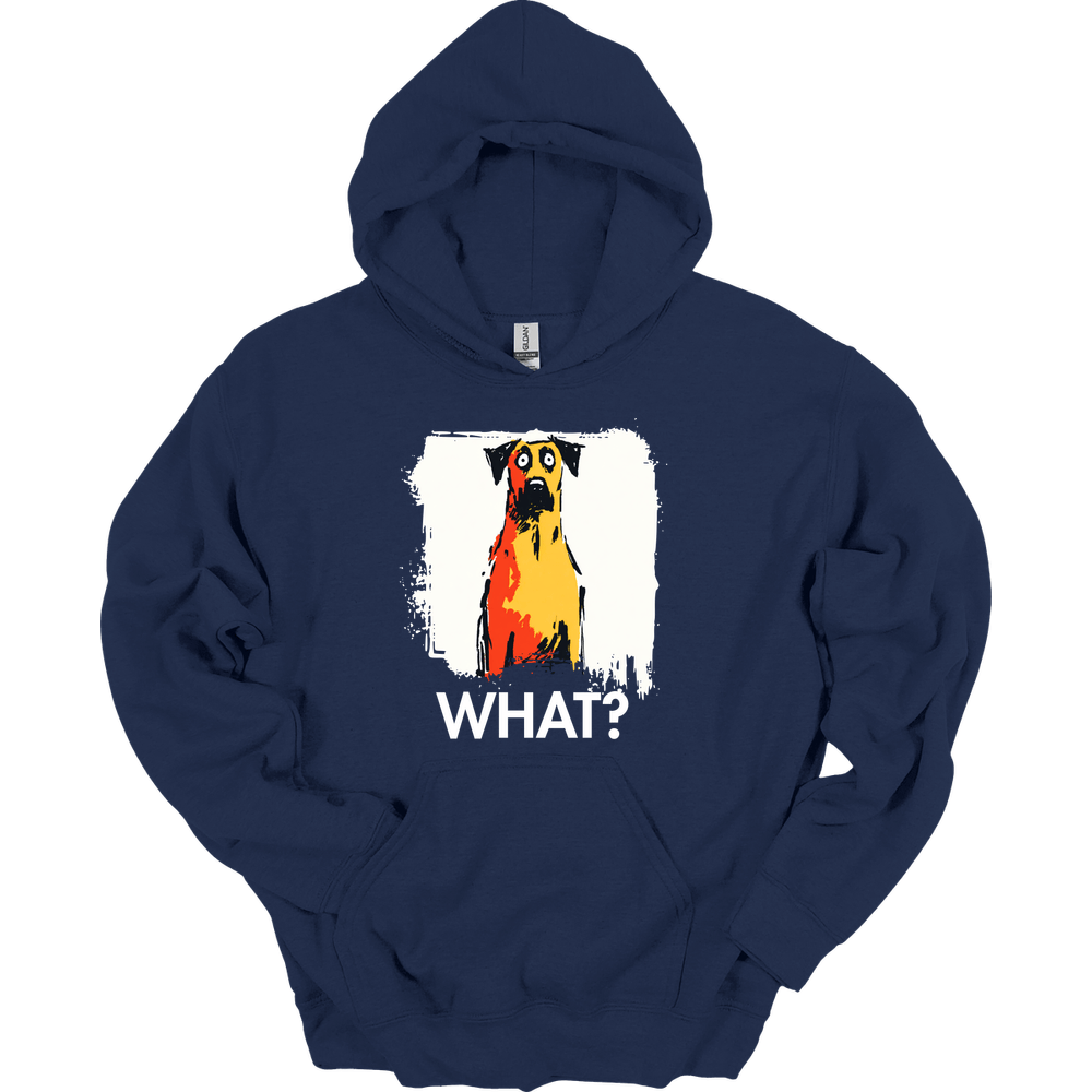 Rhodesian Ridgeback - What Dog Hoodie - Navy