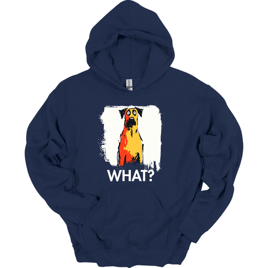 Rhodesian Ridgeback - What Dog Hoodie - Navy