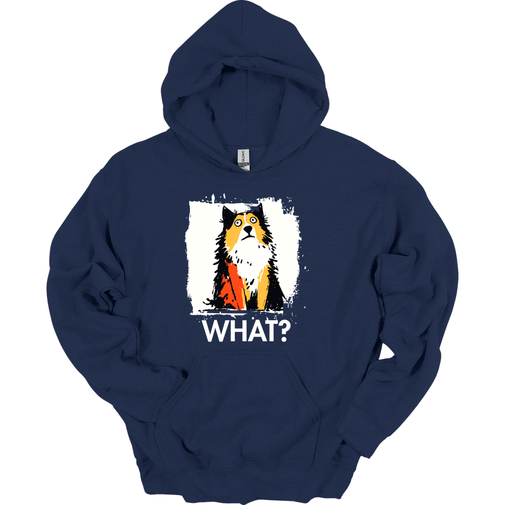 Shetland Sheepdog - What Dog Hoodie - Navy