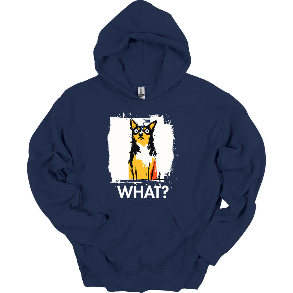 Chihuahua - What Dog Hoodie - Navy