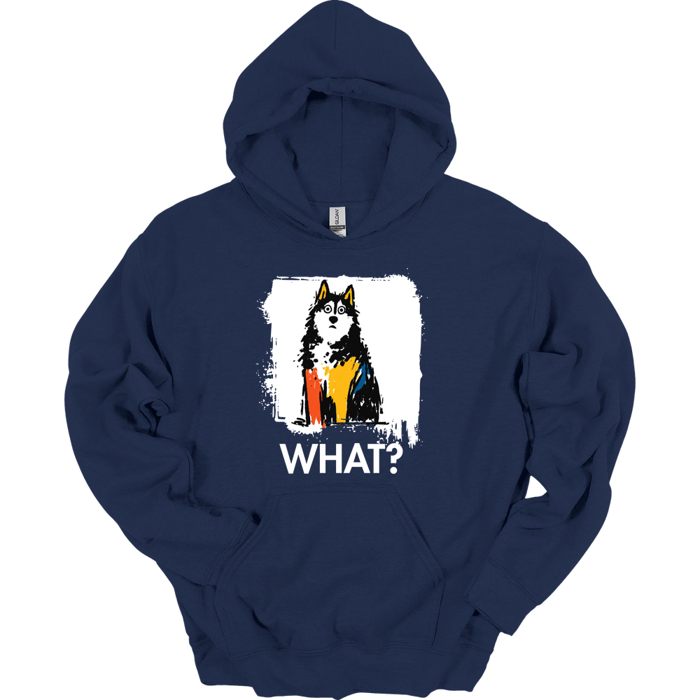 Alaskan Malamute - What Dog Hoodie - Navy