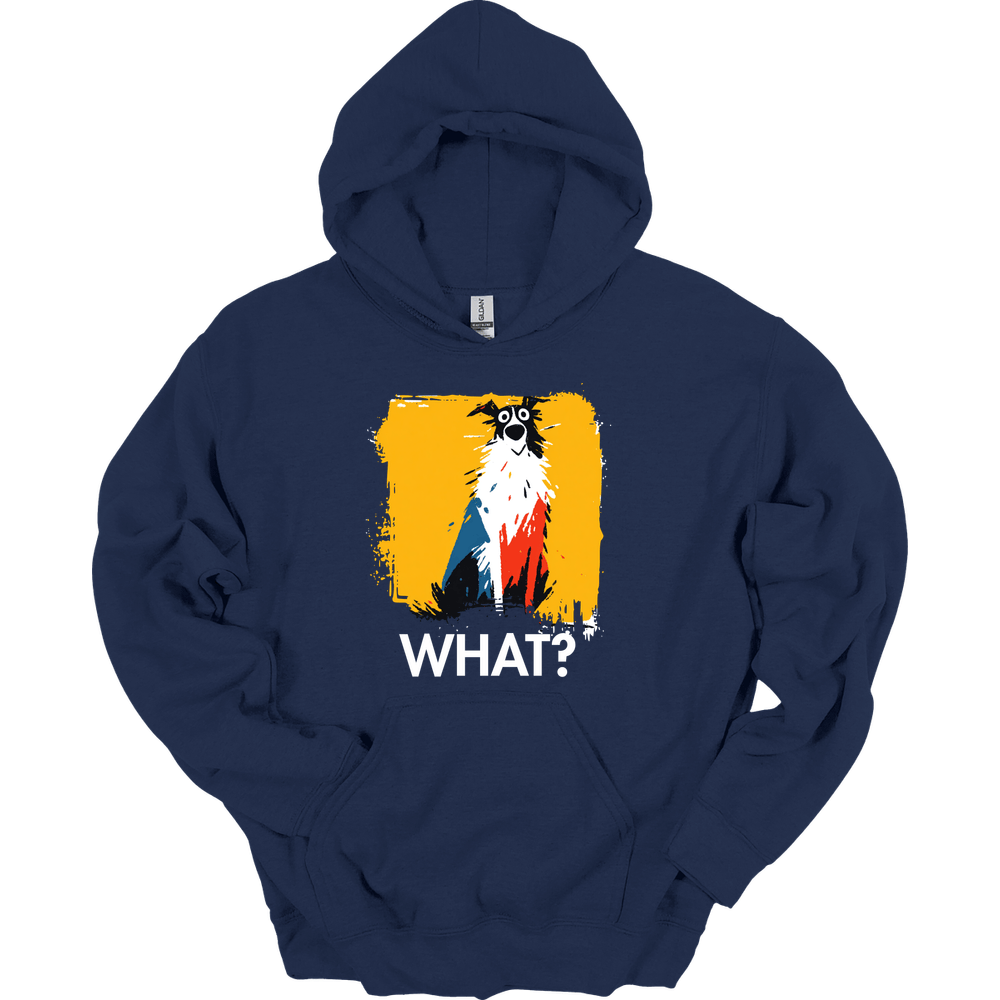 Borzoi - What Dog Hoodie - Navy
