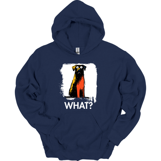 Chocolate Labrador - What Dog Hoodie - Navy