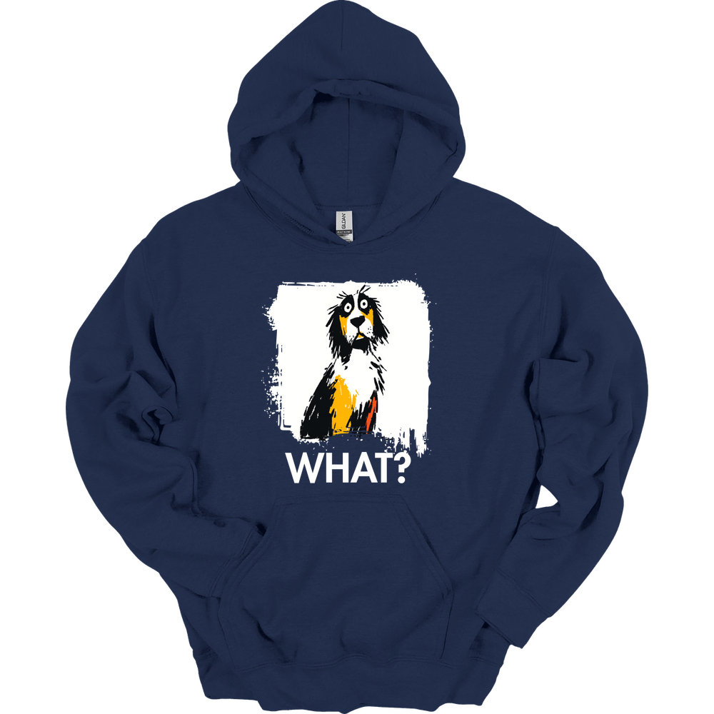 English Setter - What Dog Hoodie - Navy