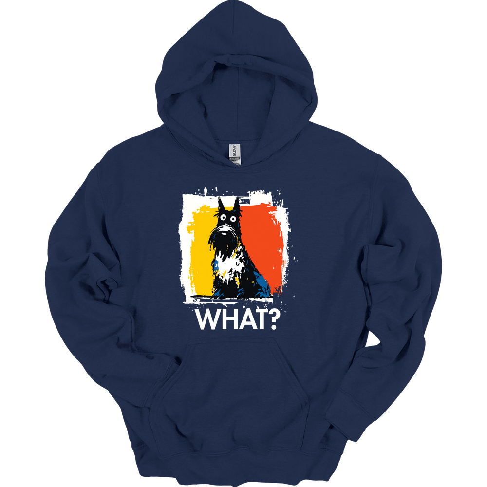Scottish Terrier - What Dog Hoodie - Navy