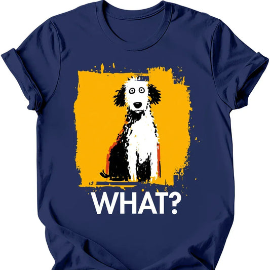 Poodle - What Dog T-Shirt - Navy