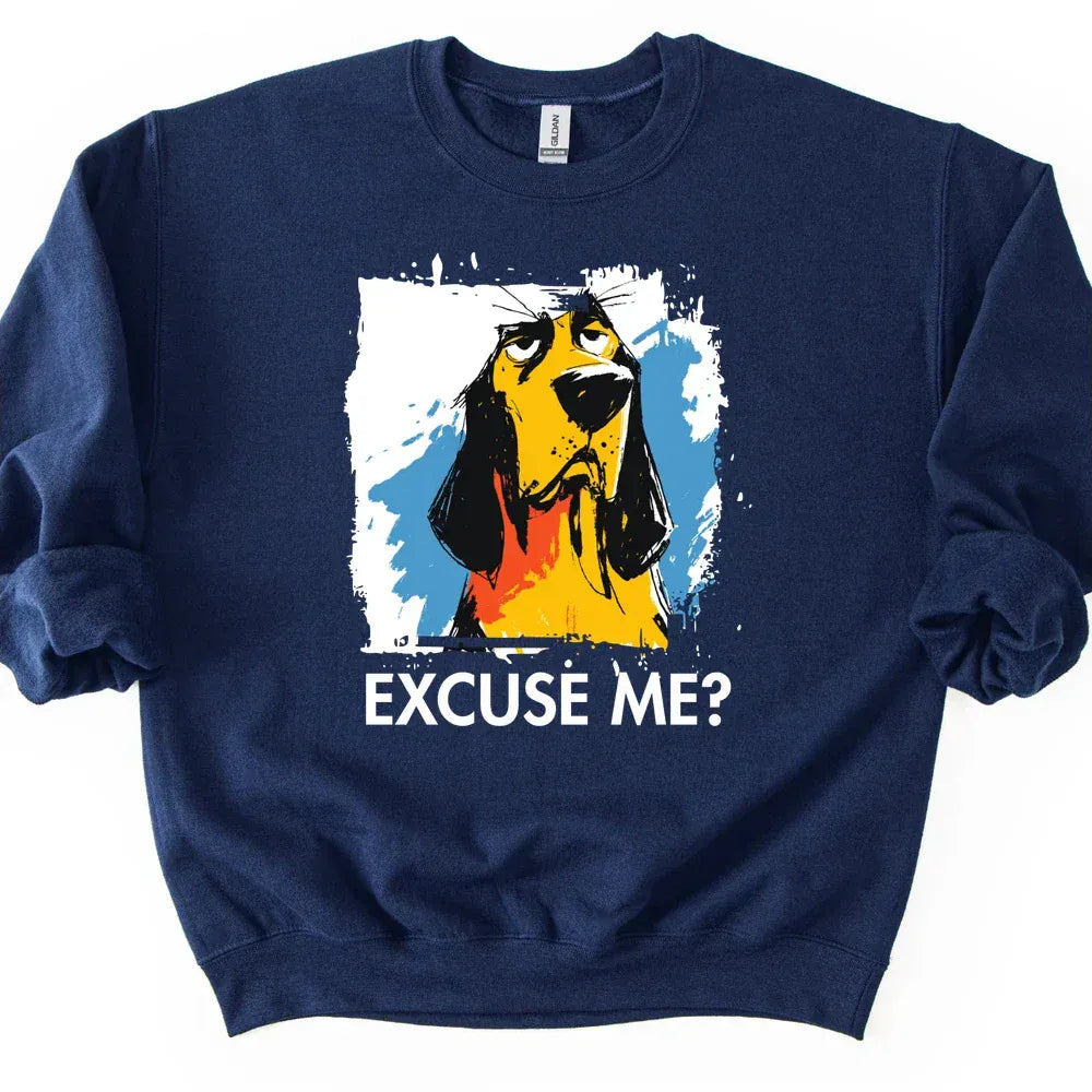 Bloodhound - Excuse Me Dog Sweater - Navy