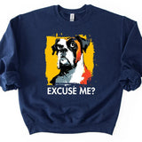 Boxer - Excuse Me Dog Sweater