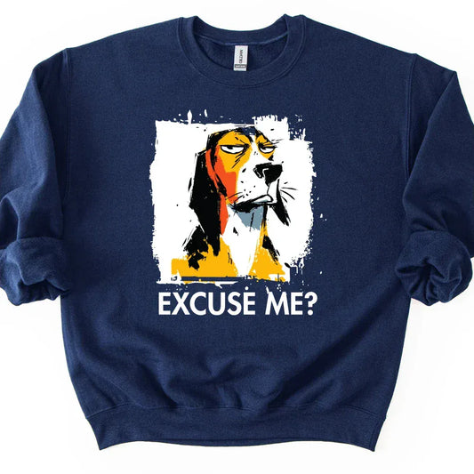 Bracco Italiano - Excuse Me Dog Sweater - Navy