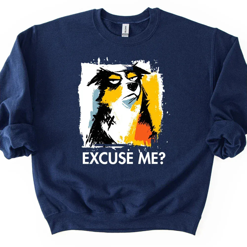 Miniature American Shepherd - Excuse Me Dog Sweater - Navy