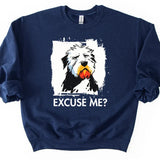 Old English Sheepdog - Excuse Me Dog Sweater