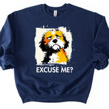 Cavapoo - Excuse Me Dog Sweater