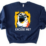 Pug - Excuse Me Dog Sweater