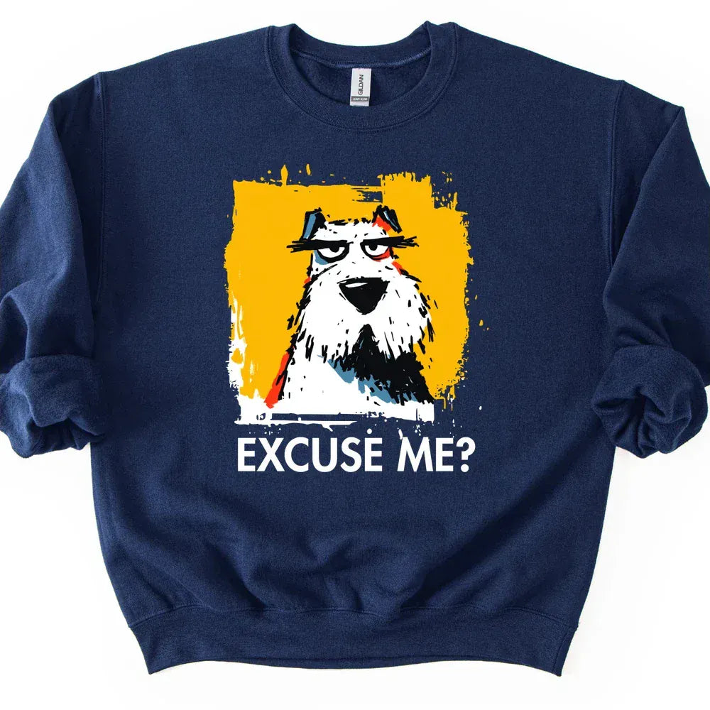 Sealyham Terrier - Excuse Me Dog Sweater - Navy