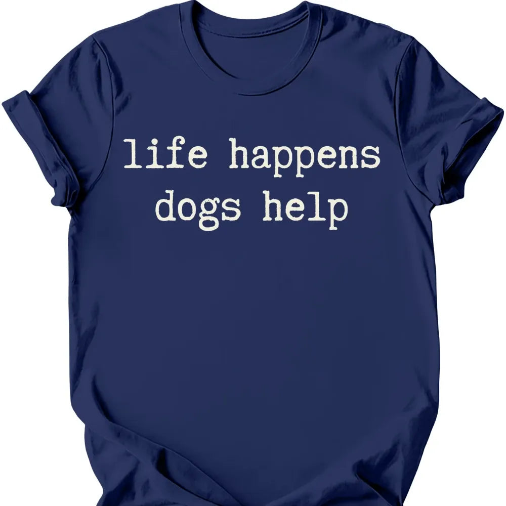 Life Happens T-Shirt - Navy