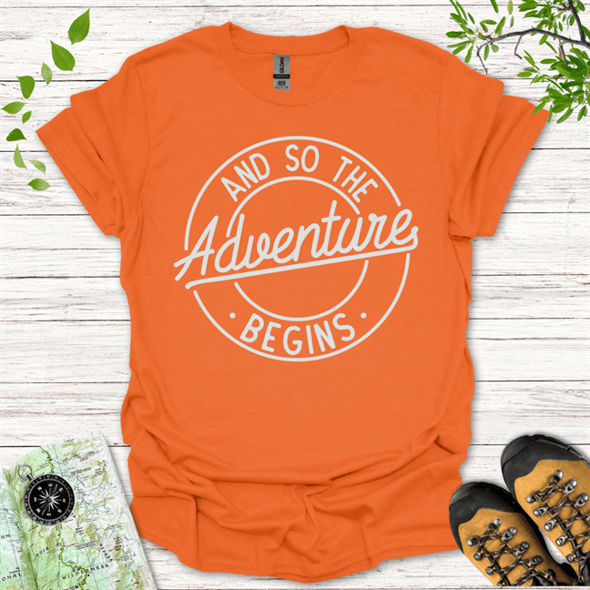 And So The Adventure Begins T-Shirt