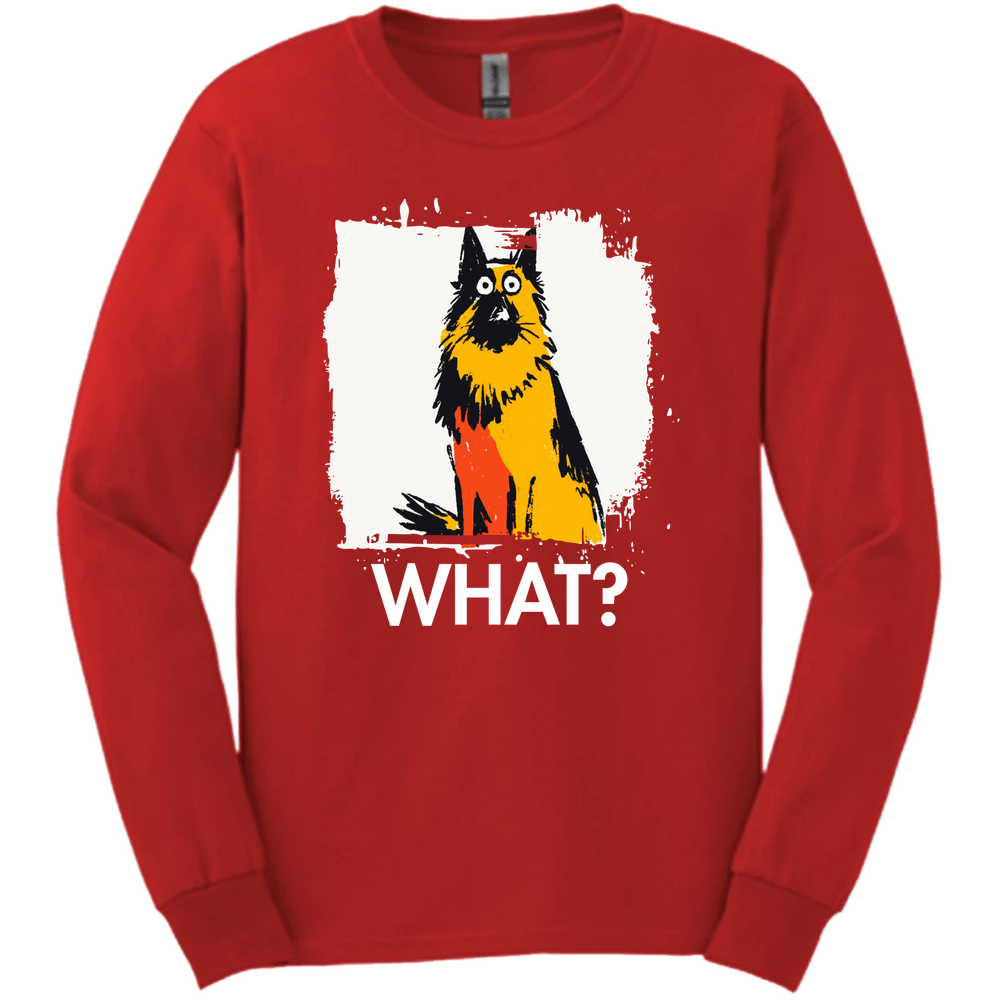 Dutch Shepherd - What Dog Long Sleeve Tee - Red