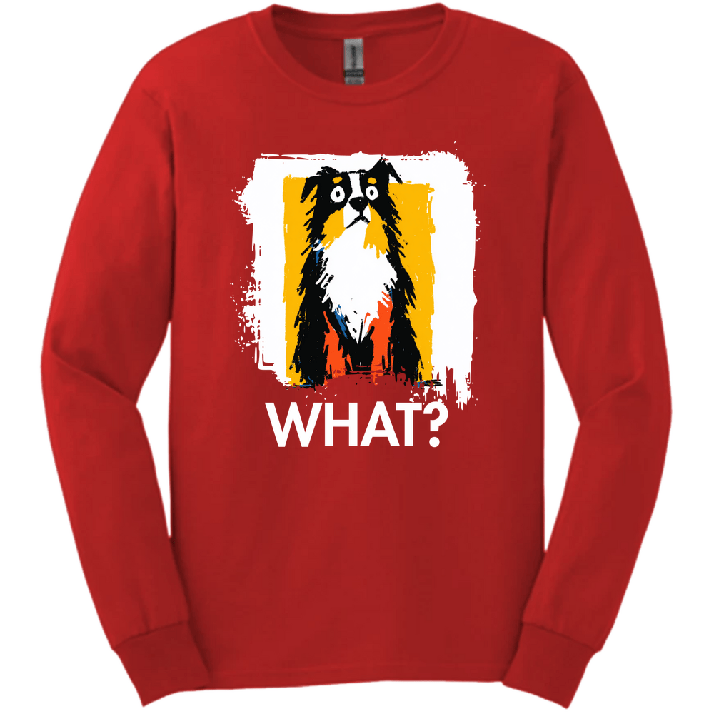 Miniature American Shepherd - What Dog Long Sleeve Tee - Red