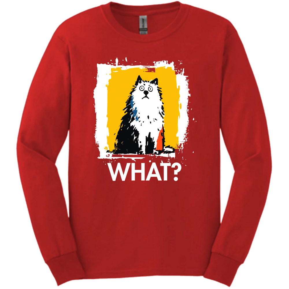 Samoyed - What Dog Long Sleeve Tee - Red