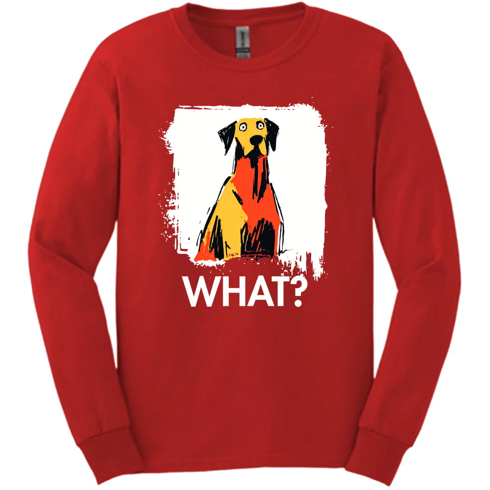 Vizsla - What Dog Long Sleeve Tee - Red