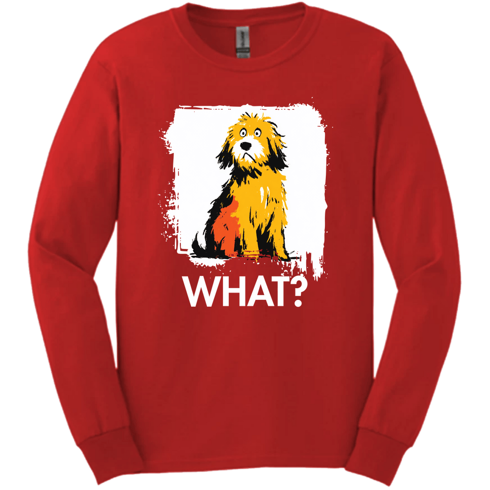 Cockapoo - What Dog Long Sleeve Tee - Red