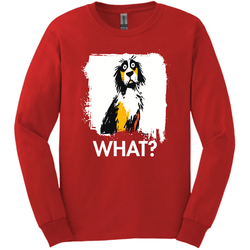 English Setter - What Dog Long Sleeve Tee - Red