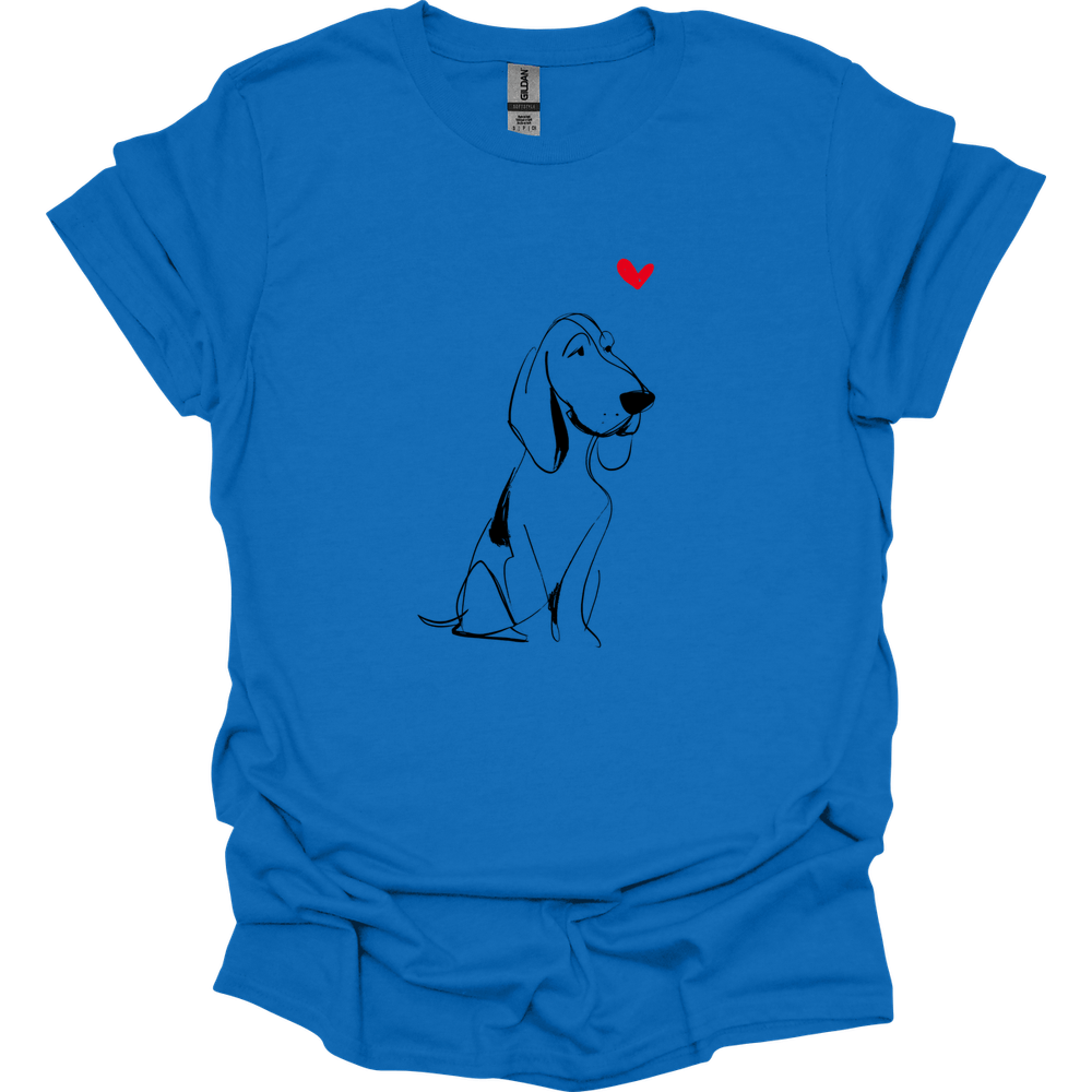 Bracco Italiano - Sketch Dog T-Shirt - Royal
