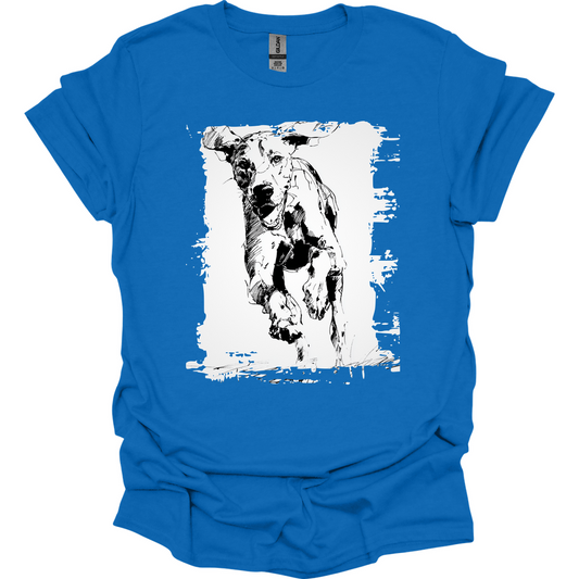 Bracco Italiano - Running Dog T-Shirt - Royal
