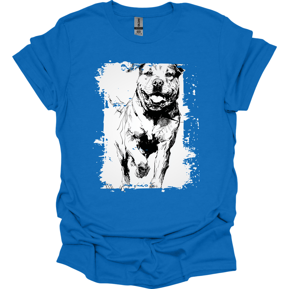 Rottweiler - Running Dog T-Shirt - Royal