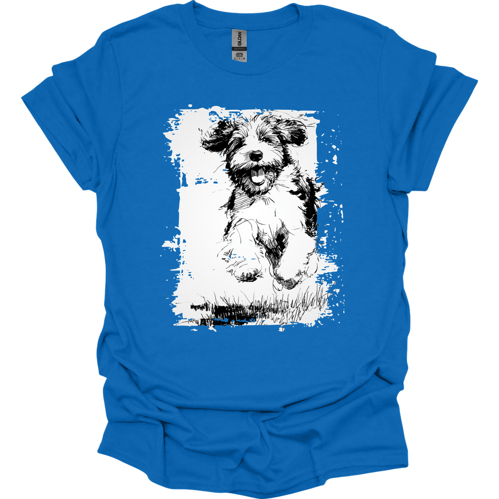 Portuguese Water Dog - Running Dog T-Shirt - Royal
