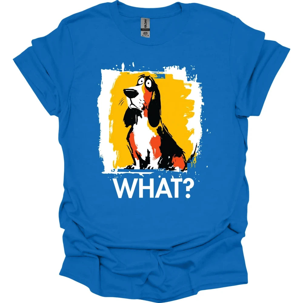 Basset Hound - What Dog T-Shirt - Royal