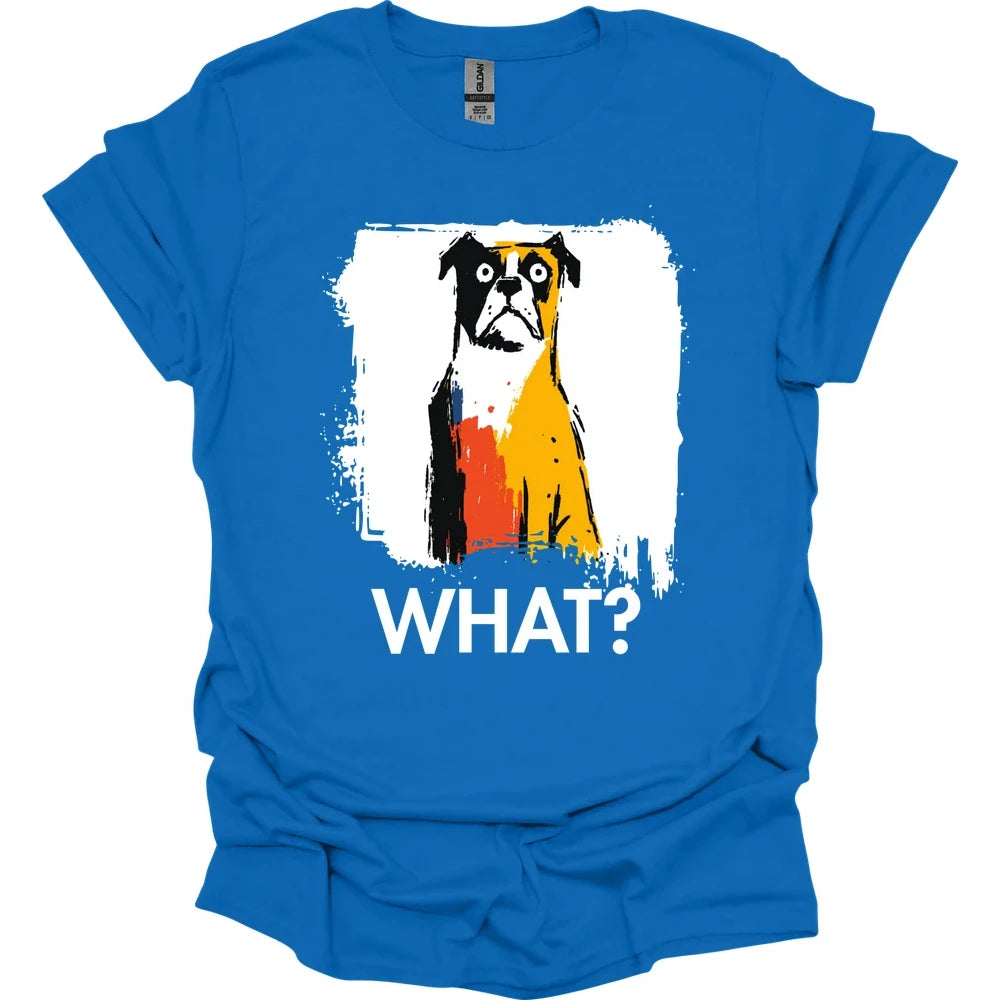 Boxer - What Dog T-Shirt - Royal