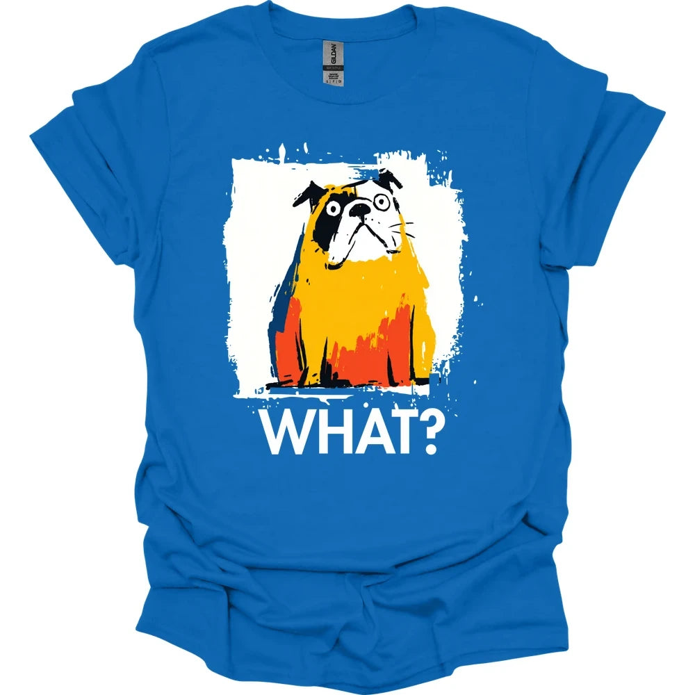 Bulldog - What Dog T-Shirt - Royal