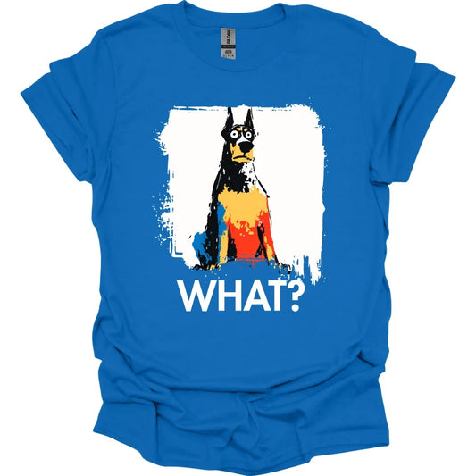 Doberman - What Dog T-Shirt - Royal