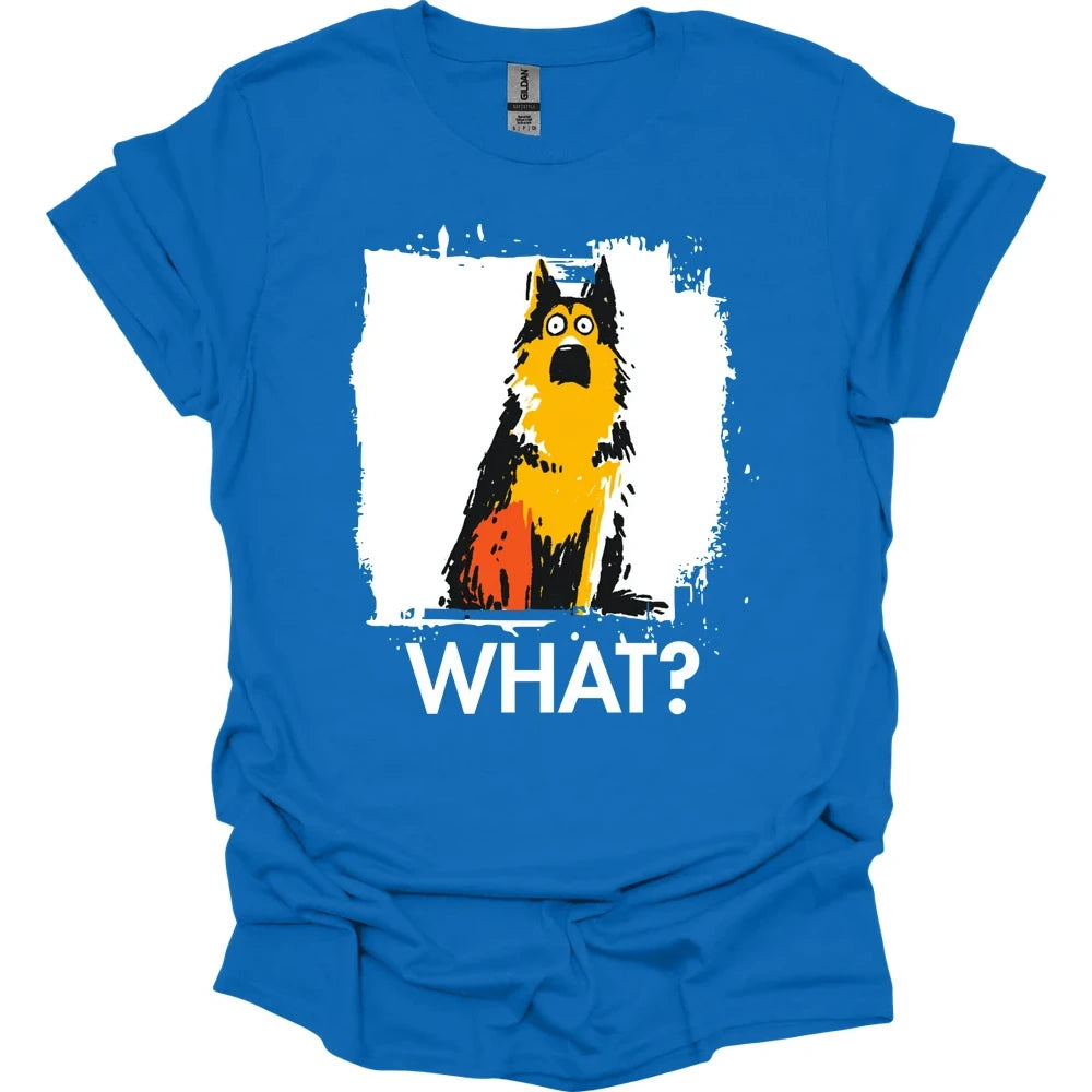 German Shepherd - What Dog T-Shirt - Royal
