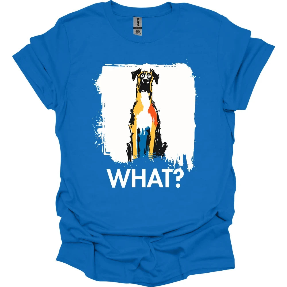 Great Dane - What Dog T-Shirt - Royal