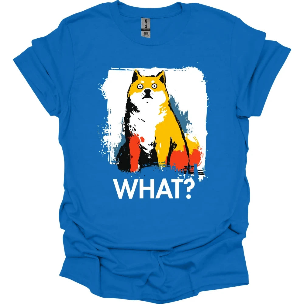 Shiba Inu - What Dog T-Shirt - Royal